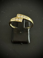 Goldring mit Zirkonia  Gold