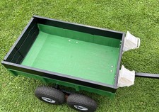 BERG Gokart Zubehör Tandem Trailer Anhänger XL grün