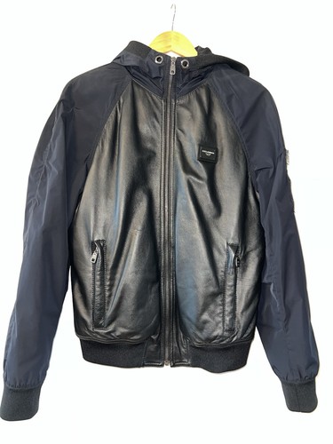 Dolce gabbana leather bomber - leather,