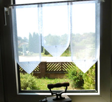 Scheibengardine kurz Gardine B