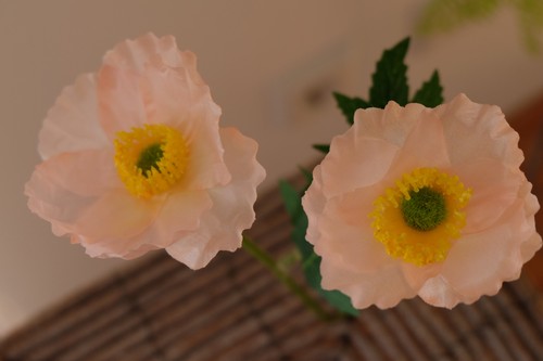 Mohnblüte kunstblumen - mohnblüte,