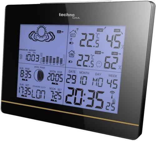Digitale wetterstation mit - digitale,