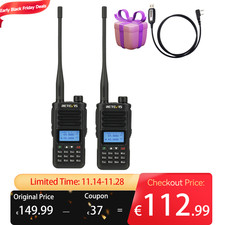 Retevis RA89 Ham Funkgerät Großer Reichweit UV Amateurfunkgerät+Free: data cable