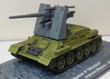 Deutscher Feldumbau 8,8cm Flak 18 auf T-34, WWII, 1:72, gebaut,bemalt, gealtert 