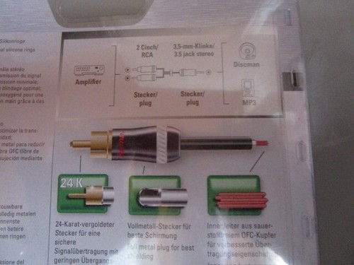 Cinch adapter stereo - adapter,