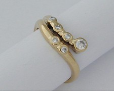 MASSIVER BRILLANTRING 585 GOLD