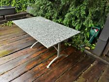 Terrassentisch Granitplatte grau 2 cm stark