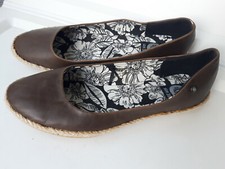 Picnic Damen Slipper, Ballerina,Ballerina Schuhe,Echtleder,wie Naturalista,gr,38