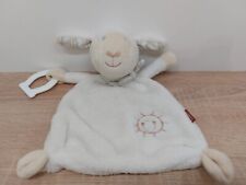 Fehn Schmusetuch Schaf ? Schnuffeltuch mit Softbeißer, Kuscheltuch 154436