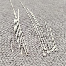 50 Sterling Silber Ball Kopf