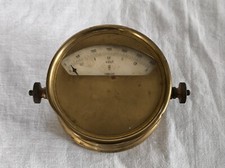 Altes Messgerät Voltmeter Siemens Messing  Vintage