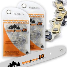 2x Sägekette + Schwert Halbmeißel 30cm 3/8 " LP 1,3mm 45TG für ATIKA BKS38