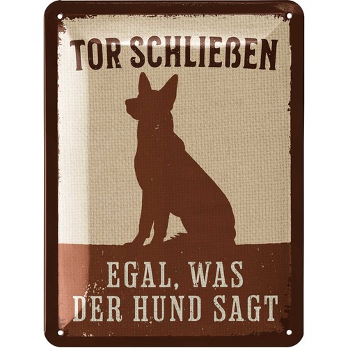 Lanolu blechschild tor - lanolu,