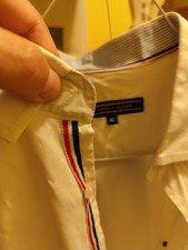 Tommy Hilfiger *Tommy Jeans Slim fit* Herrenhemd langarm weiß , Gr. XL