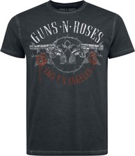 Guns N' Roses T-Shirt Herren Guns anthrazit Band-Merch, Bands