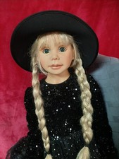 Künstlerpuppe " Celine " Gerlinde Feser  , Inkl  Zertifikat. 115 cm