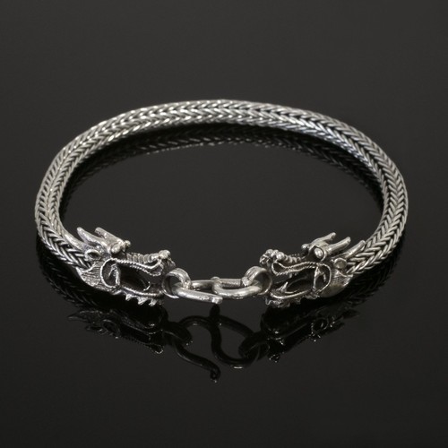 Drachen armband 925 silber - drachen,