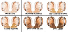2 Farbtöne Mineral Foundation Make-up nackte natürliche magische Abdeckung reine Mineralien NEU