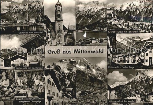 Mittenwald bayern lautersee - bayern,