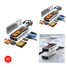 8in1 Kartenleser Aluminium
