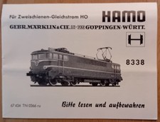 Märklin HAMO - Beschreibung