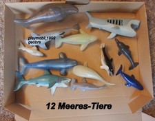 Playmobil  *Geobra 1998* Weißer Hai Vintage Rarität + 11 andere Meerestiere
