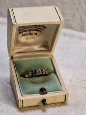 Antiker Ring 585 Gold m. Stein 2,19 Gramm verm. Diamant in org.Schachtel Berlin
