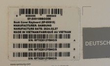Samsung Book Cover Keyboard für Galaxy Tab S9 Ultra Schwarz EF-DX915 Deutsch