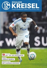Schalke vs. TSG Hoffenheim Programm 29.10.2011 Kreisel Magazin Hülle Sammler