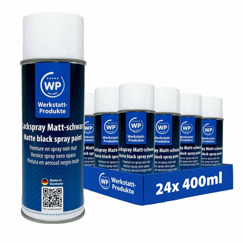 Lackspray schwarz matt 24x - lackspray,