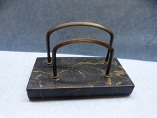 28598.  Briefständer  Marmor schwarz