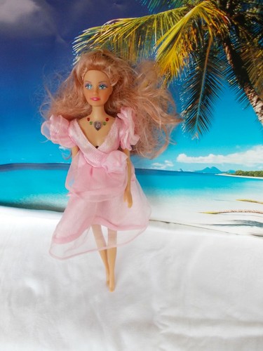 Barbie puppe mit rosa kleid - puppe,,