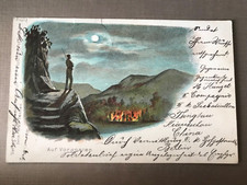 Postkarte 15.6.1898 Mischfrankatur v. Tsingtau n. Hof