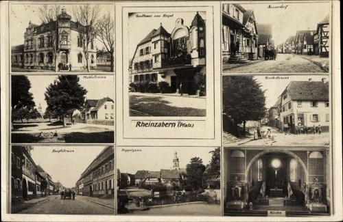 Rheinzabern der pfalz - ak, in
