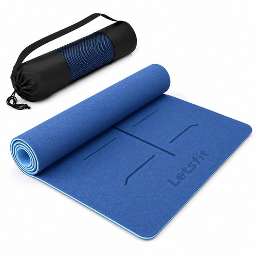 Yogamatte tpe 183x61x6mm - yogamatte,