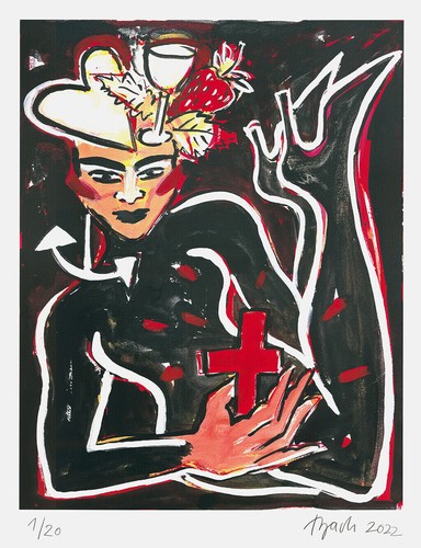 Elvira bach handsigniert - elvira,