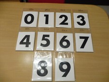 Klebezahlen, Zahlen, Aufkleber, , Klebeschild, 150x130 mm, selbstklebend