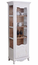 Vitrinenschrank Weiss Vitrine Shabby Chic Regal Regalschrank Antik Glasvitrine