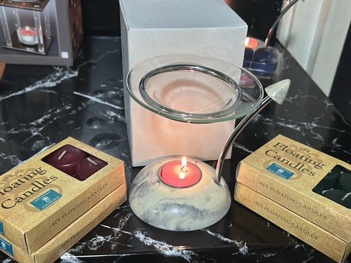 Glas kerzenhalter vintage - glas,