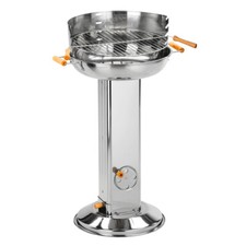 Säulengrill aus edelstahl - edelstahl, 43