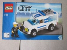 Lego City Bauanleitung Instruction  7498-2 Police