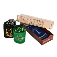 Elbenwald Socken 3er Set Herr der Ringe Mittelerde Motive Geschenkbox Baumwolle