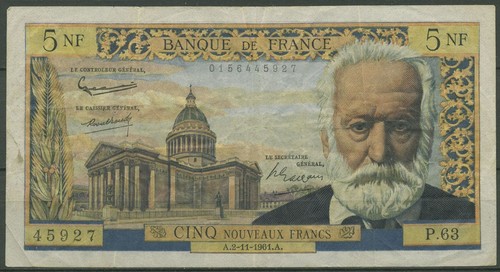 Frankreich nouveaux francs - 5,