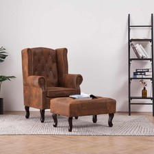 Chesterfield Sessel Hocker