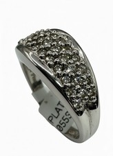 Platin massiv Pave Diamant