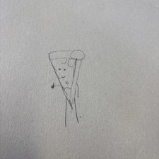 Original Akt Zeichnung Bild