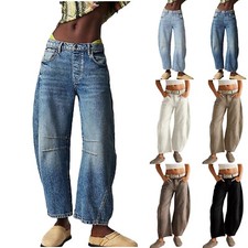 Wide Leg Baggy Jeans Women