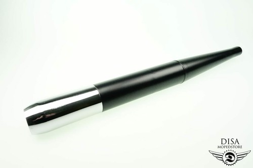 32mm auspuff schwarz chrom - 32mm,