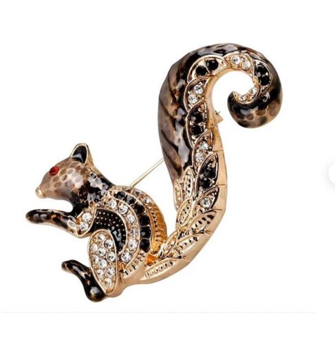 Schmuck brosche eichhörnchen - schmuck,
