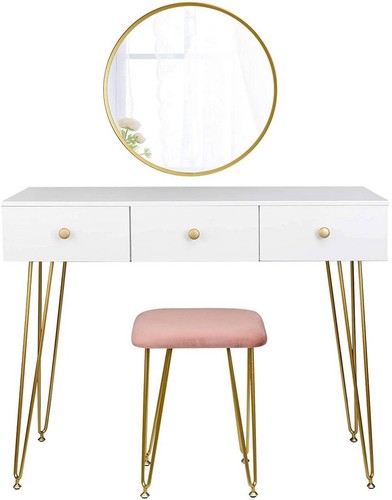 Schminktisch mit hocker - schminktisch,